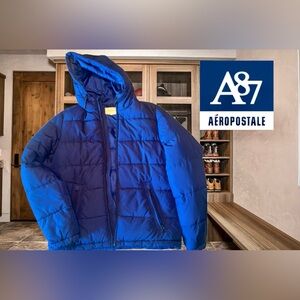 Aeropostale Blue Puffer Jacket